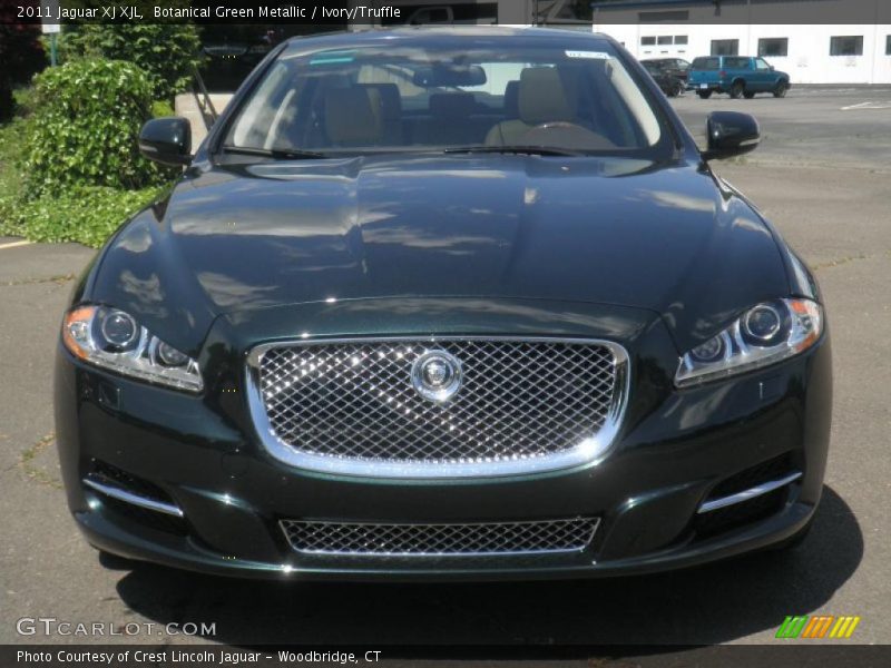 Botanical Green Metallic / Ivory/Truffle 2011 Jaguar XJ XJL