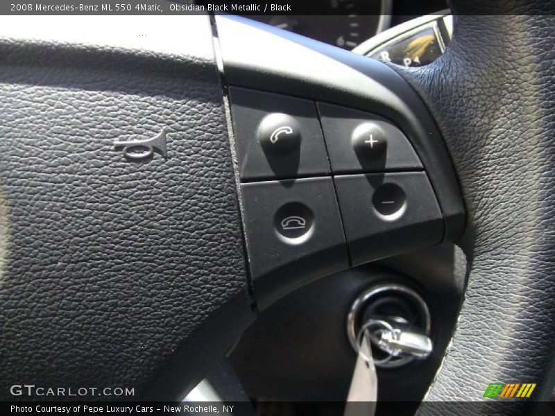 Obsidian Black Metallic / Black 2008 Mercedes-Benz ML 550 4Matic