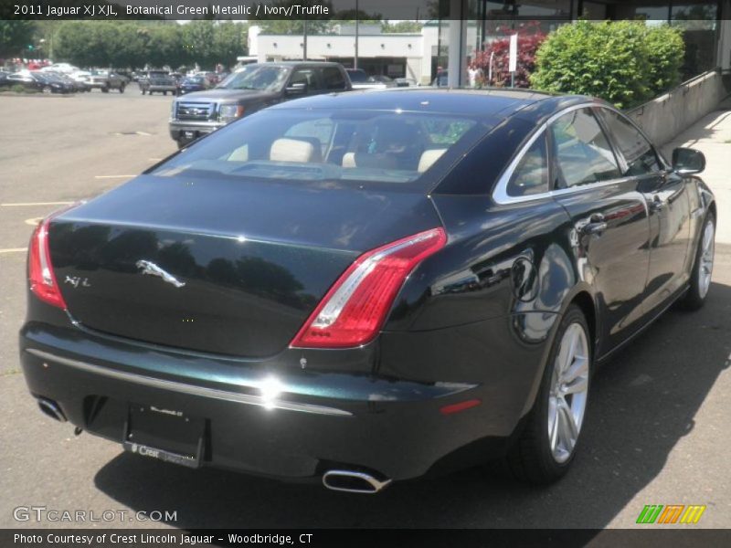 Botanical Green Metallic / Ivory/Truffle 2011 Jaguar XJ XJL