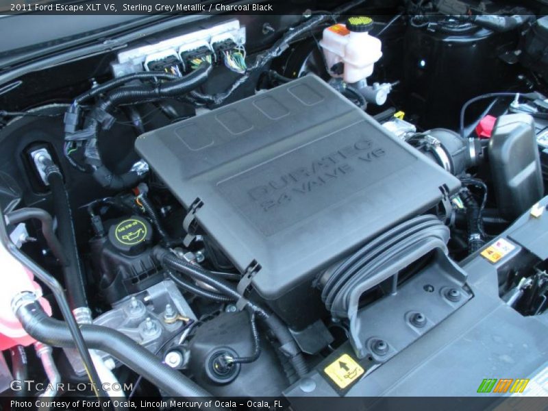Sterling Grey Metallic / Charcoal Black 2011 Ford Escape XLT V6