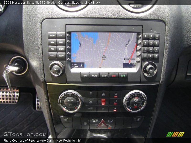 Obsidian Black Metallic / Black 2008 Mercedes-Benz ML 550 4Matic