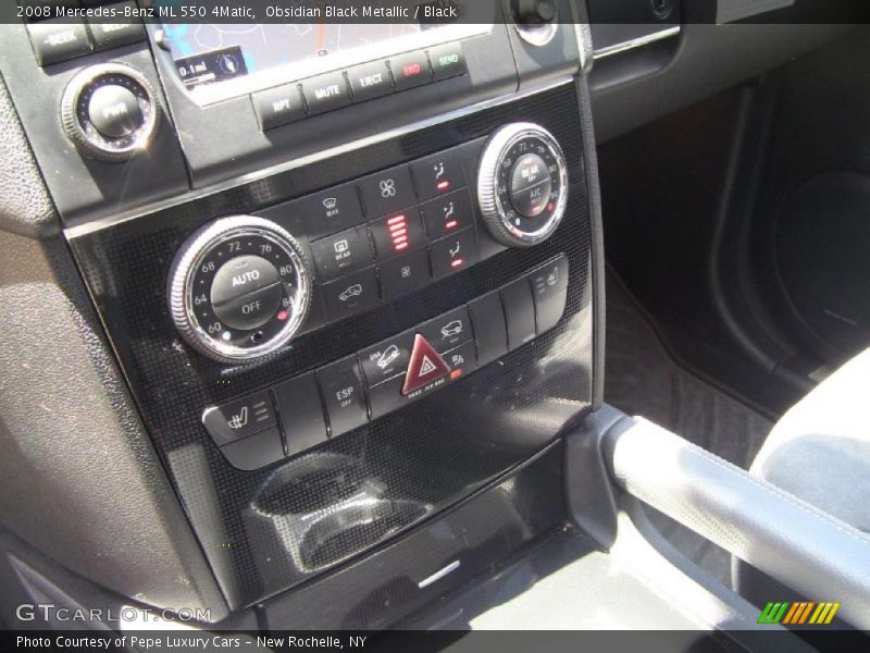 Obsidian Black Metallic / Black 2008 Mercedes-Benz ML 550 4Matic