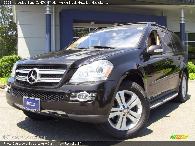 Verde Brook Metallic / Macadamia 2008 Mercedes-Benz GL 450 4Matic