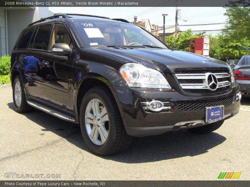 Verde Brook Metallic / Macadamia 2008 Mercedes-Benz GL 450 4Matic