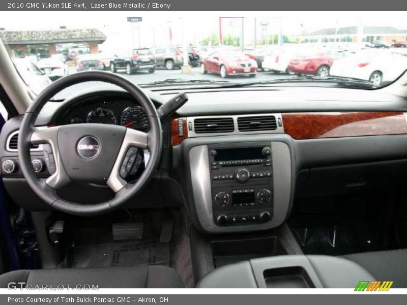 Laser Blue Metallic / Ebony 2010 GMC Yukon SLE 4x4