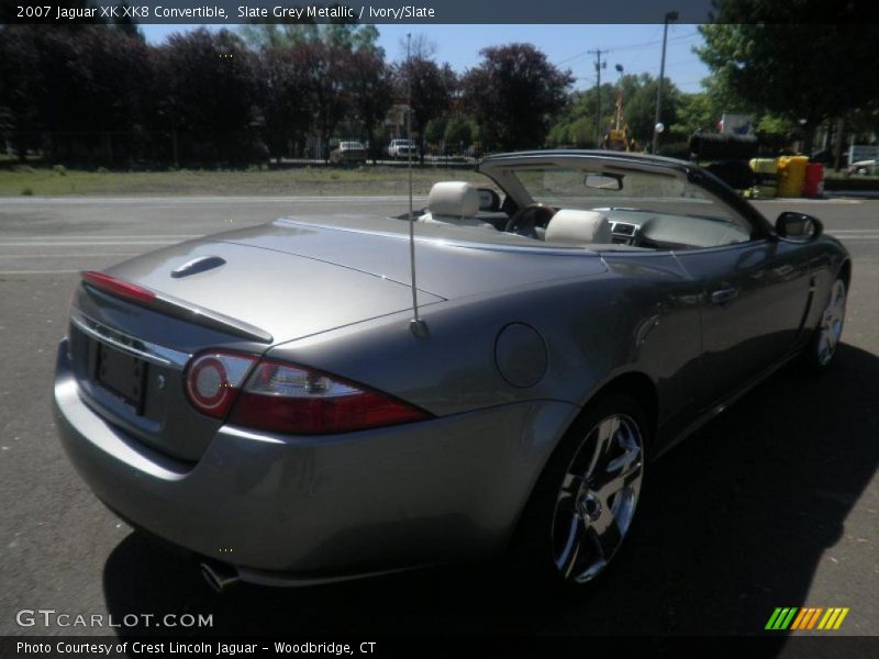 Slate Grey Metallic / Ivory/Slate 2007 Jaguar XK XK8 Convertible