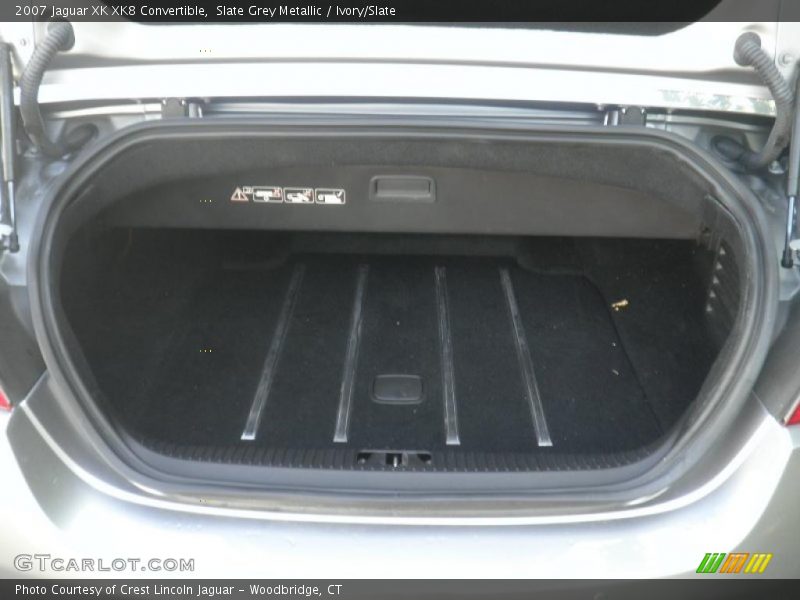 Slate Grey Metallic / Ivory/Slate 2007 Jaguar XK XK8 Convertible