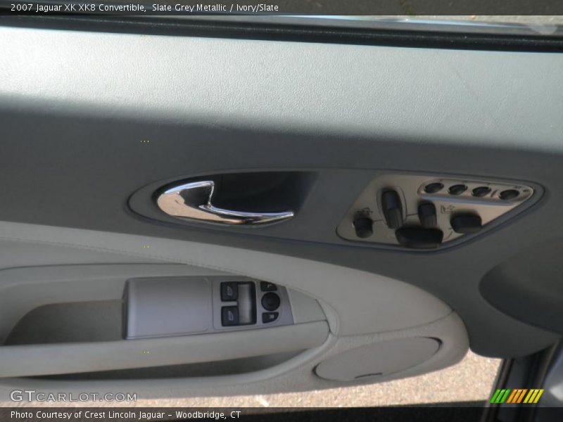 Slate Grey Metallic / Ivory/Slate 2007 Jaguar XK XK8 Convertible
