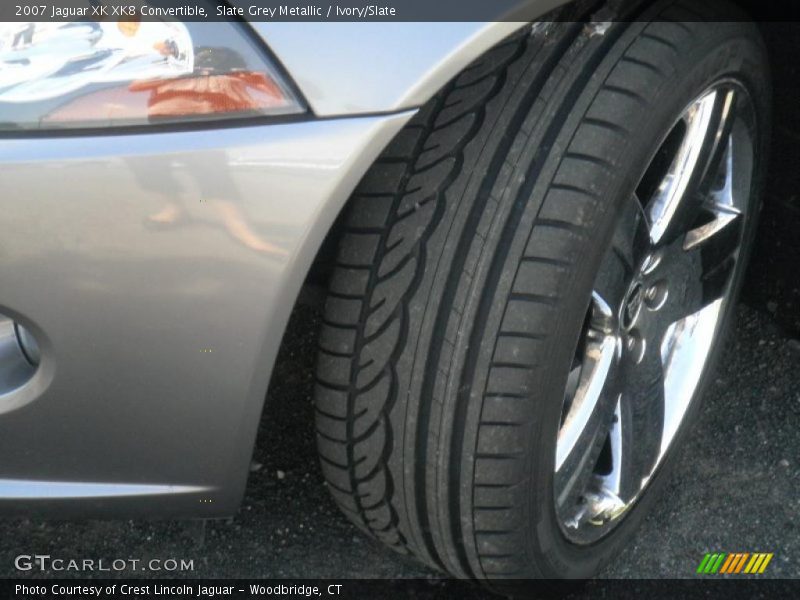 Slate Grey Metallic / Ivory/Slate 2007 Jaguar XK XK8 Convertible