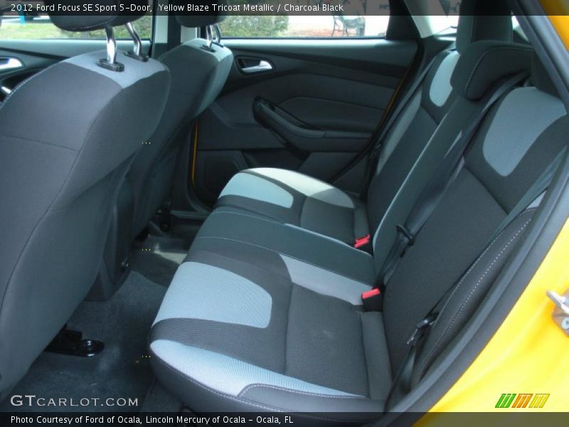  2012 Focus SE Sport 5-Door Charcoal Black Interior