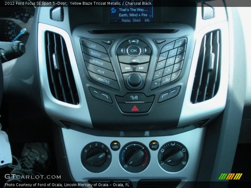 Controls of 2012 Focus SE Sport 5-Door