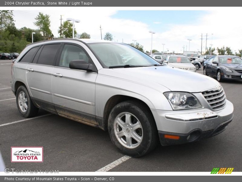 Stone White / Light Taupe 2004 Chrysler Pacifica