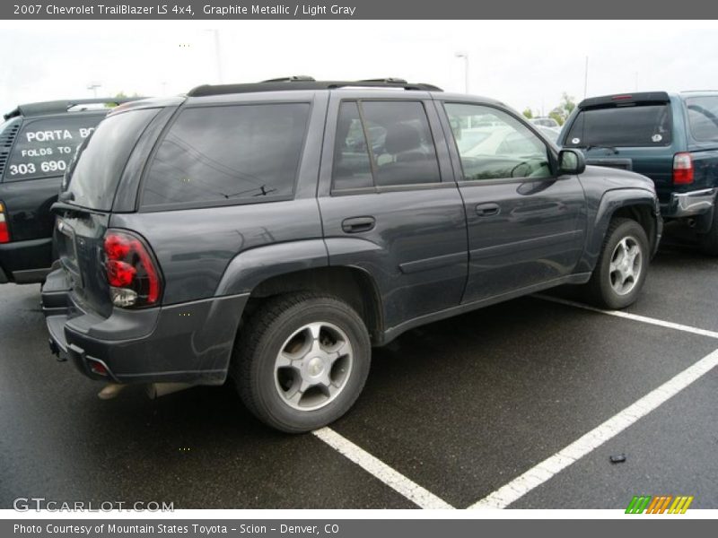 Graphite Metallic / Light Gray 2007 Chevrolet TrailBlazer LS 4x4