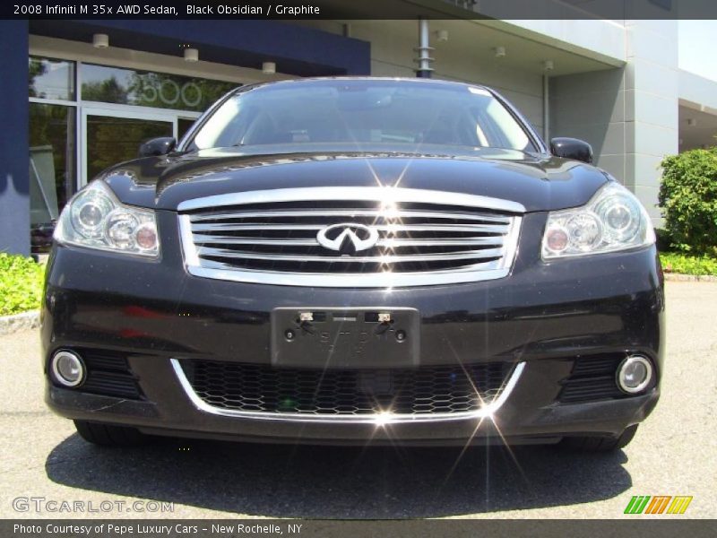 Black Obsidian / Graphite 2008 Infiniti M 35x AWD Sedan