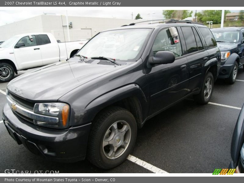 Graphite Metallic / Light Gray 2007 Chevrolet TrailBlazer LS 4x4