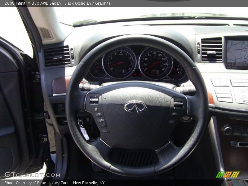 Black Obsidian / Graphite 2008 Infiniti M 35x AWD Sedan