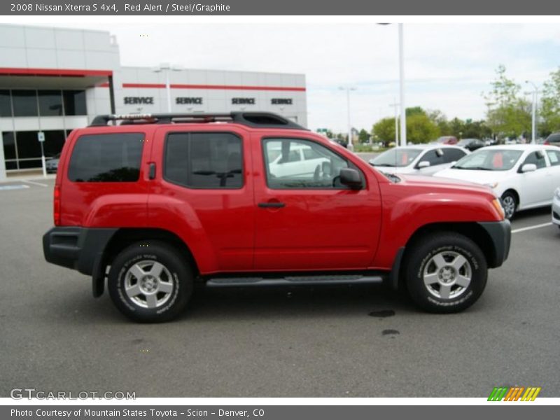Red Alert / Steel/Graphite 2008 Nissan Xterra S 4x4