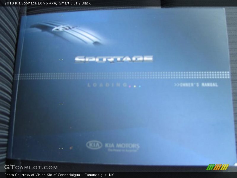 Smart Blue / Black 2010 Kia Sportage LX V6 4x4