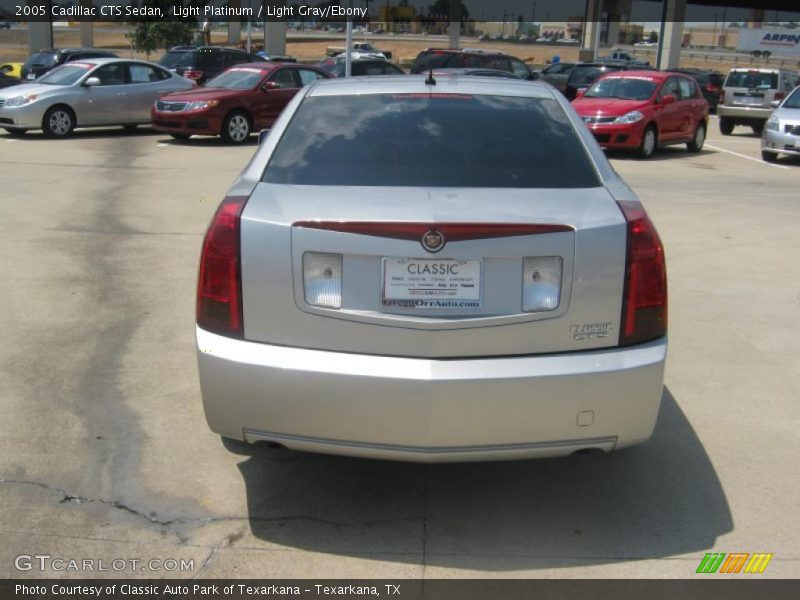 Light Platinum / Light Gray/Ebony 2005 Cadillac CTS Sedan
