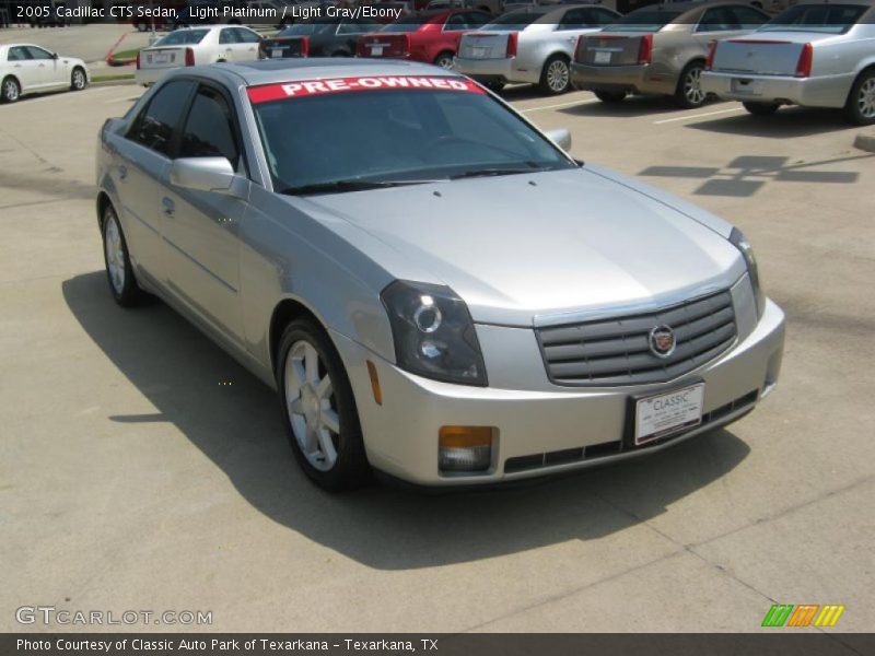 Light Platinum / Light Gray/Ebony 2005 Cadillac CTS Sedan