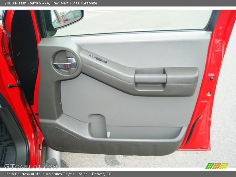 Red Alert / Steel/Graphite 2008 Nissan Xterra S 4x4