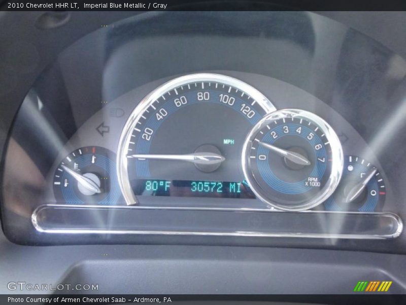 Imperial Blue Metallic / Gray 2010 Chevrolet HHR LT