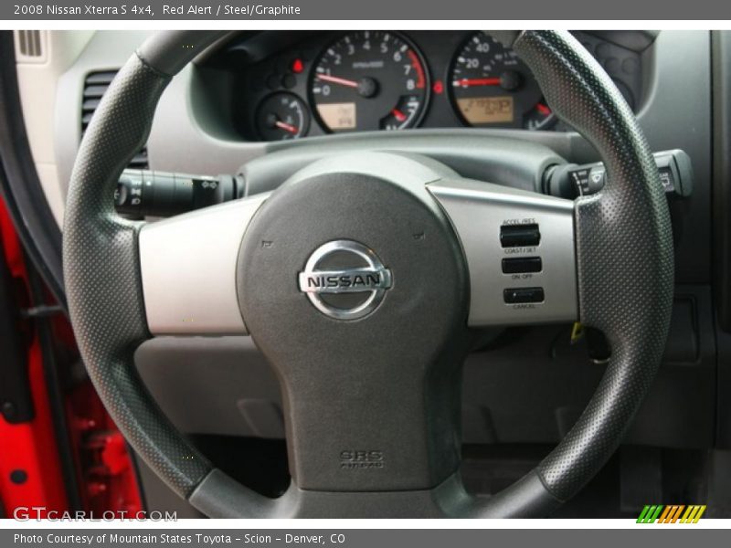 Red Alert / Steel/Graphite 2008 Nissan Xterra S 4x4