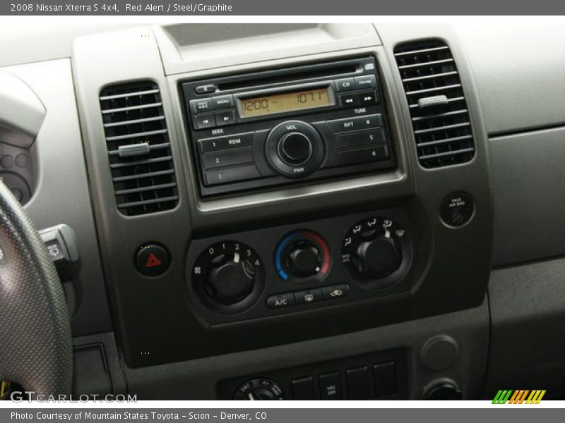 Red Alert / Steel/Graphite 2008 Nissan Xterra S 4x4