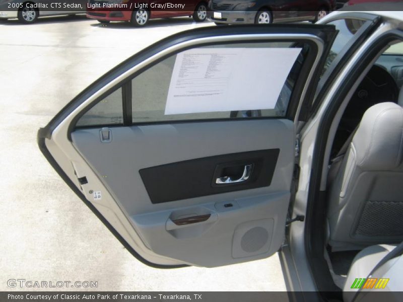 Light Platinum / Light Gray/Ebony 2005 Cadillac CTS Sedan