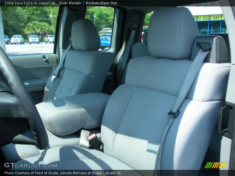 Silver Metallic / Medium/Dark Flint 2006 Ford F150 XL SuperCab