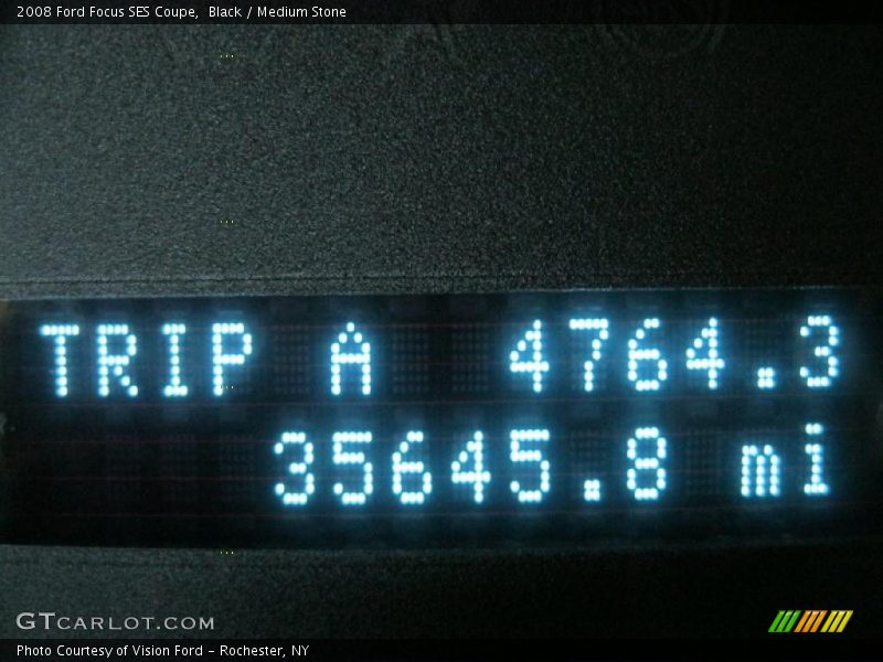 Black / Medium Stone 2008 Ford Focus SES Coupe