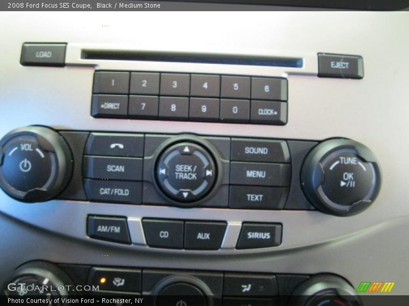 Black / Medium Stone 2008 Ford Focus SES Coupe