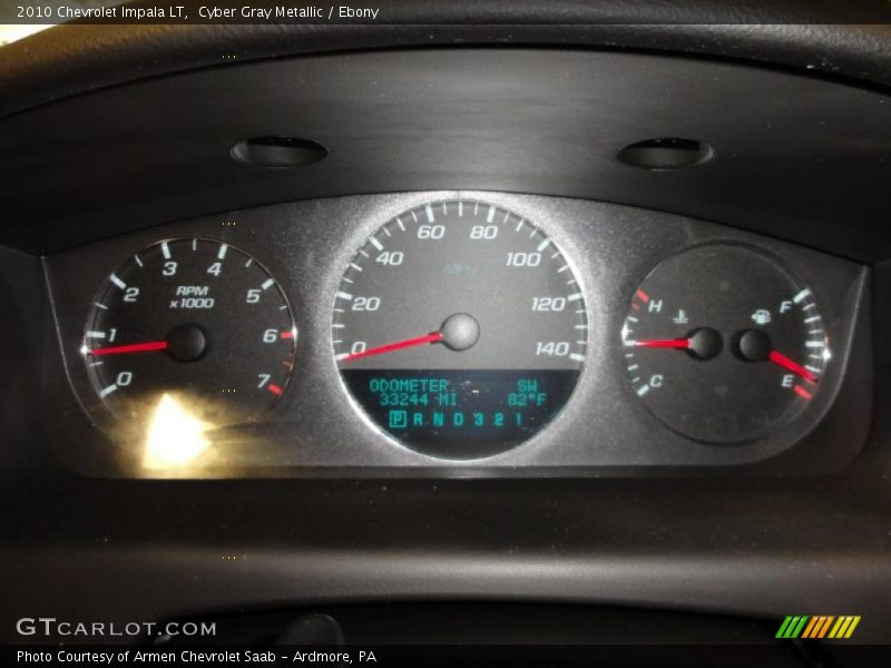 Cyber Gray Metallic / Ebony 2010 Chevrolet Impala LT