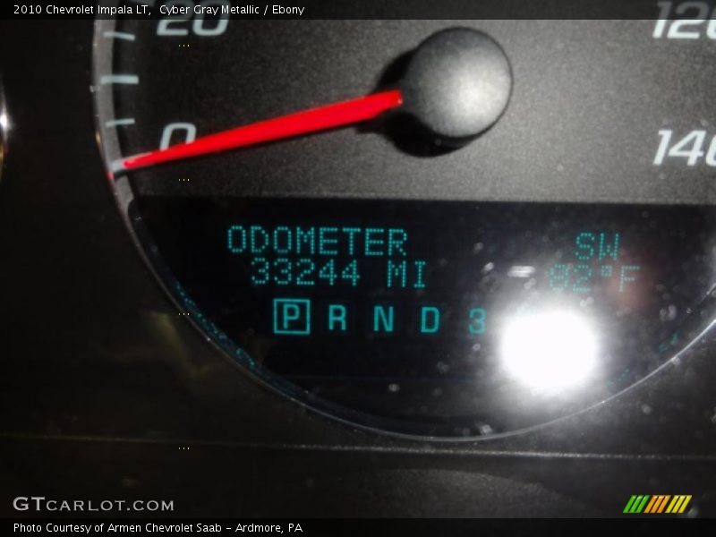 Cyber Gray Metallic / Ebony 2010 Chevrolet Impala LT