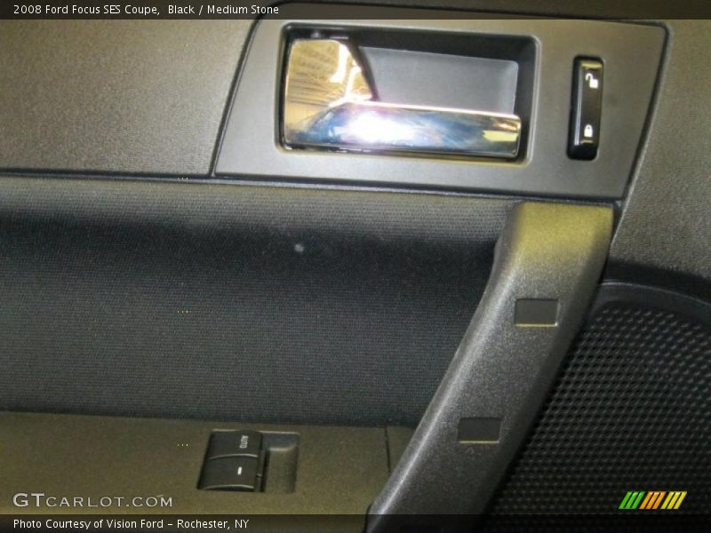 Black / Medium Stone 2008 Ford Focus SES Coupe