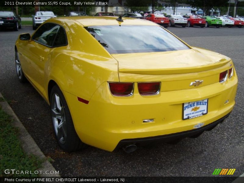 Rally Yellow / Black 2011 Chevrolet Camaro SS/RS Coupe
