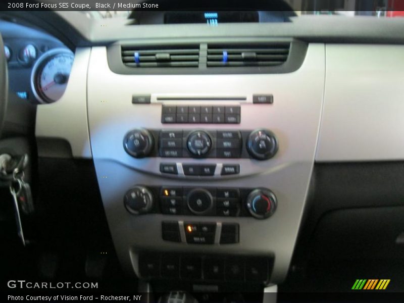 Black / Medium Stone 2008 Ford Focus SES Coupe