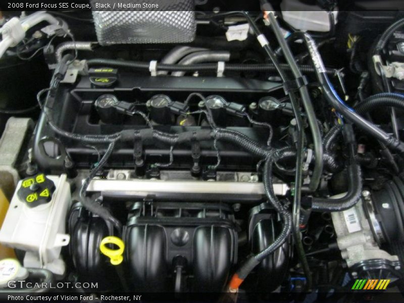 Black / Medium Stone 2008 Ford Focus SES Coupe