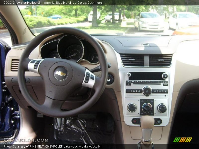 Imperial Blue Metallic / Cocoa/Cashmere 2011 Chevrolet Malibu LS