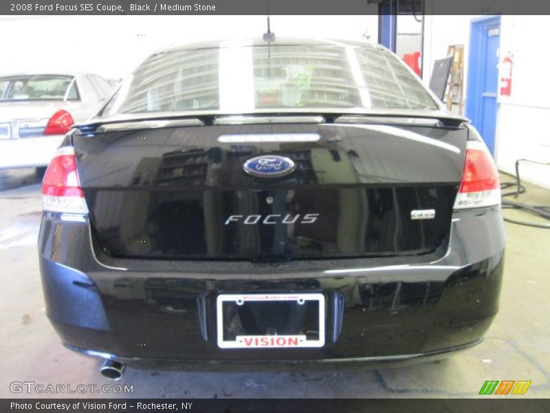Black / Medium Stone 2008 Ford Focus SES Coupe