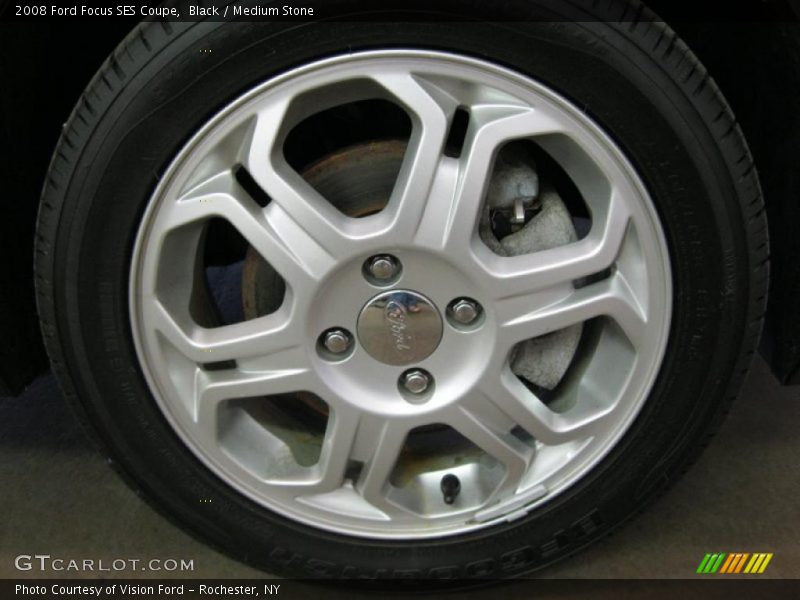 Black / Medium Stone 2008 Ford Focus SES Coupe