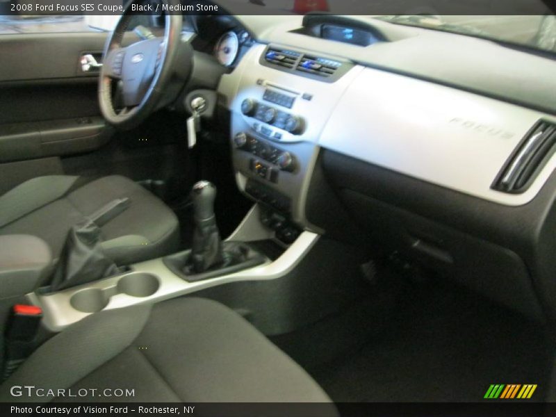 Black / Medium Stone 2008 Ford Focus SES Coupe