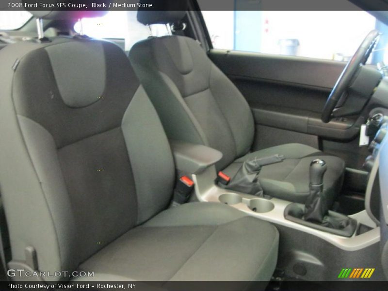 Black / Medium Stone 2008 Ford Focus SES Coupe