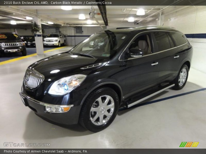 Carbon Black Metallic / Cashmere/Cocoa 2010 Buick Enclave CXL AWD