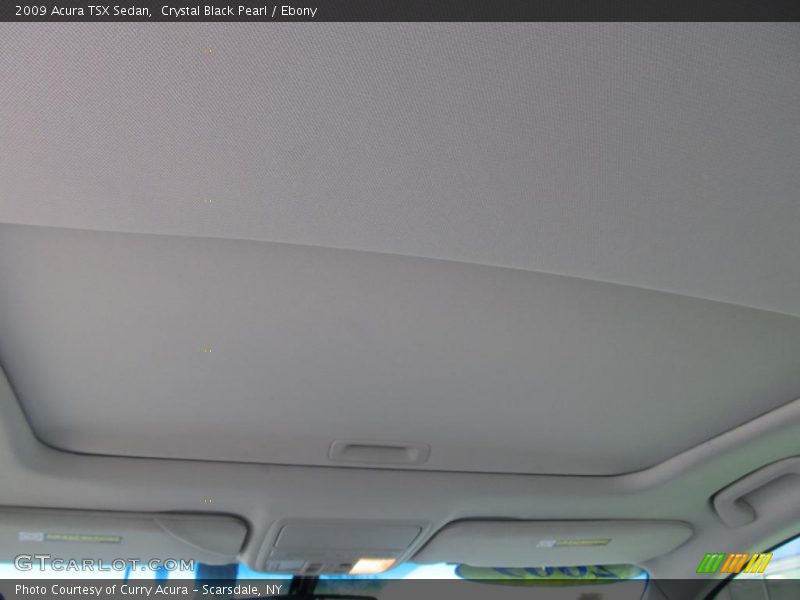 Crystal Black Pearl / Ebony 2009 Acura TSX Sedan