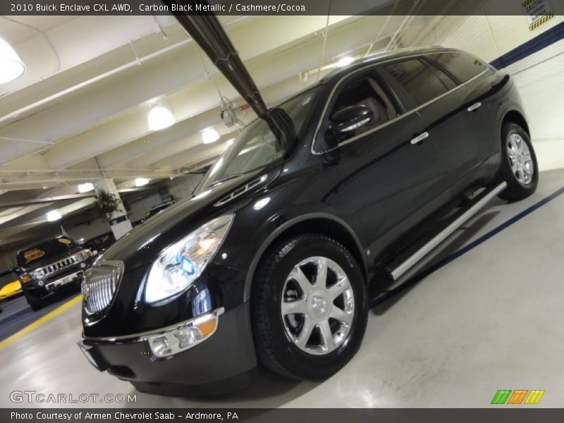 Carbon Black Metallic / Cashmere/Cocoa 2010 Buick Enclave CXL AWD