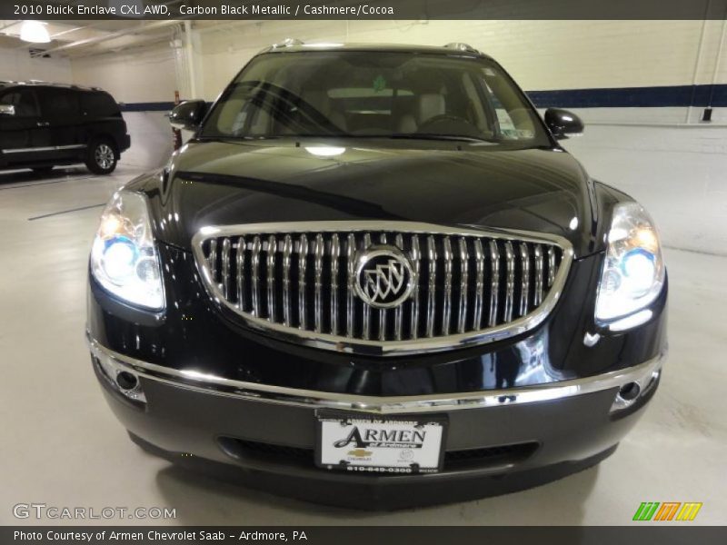 Carbon Black Metallic / Cashmere/Cocoa 2010 Buick Enclave CXL AWD