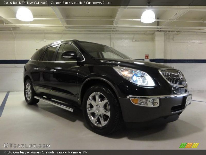 Carbon Black Metallic / Cashmere/Cocoa 2010 Buick Enclave CXL AWD