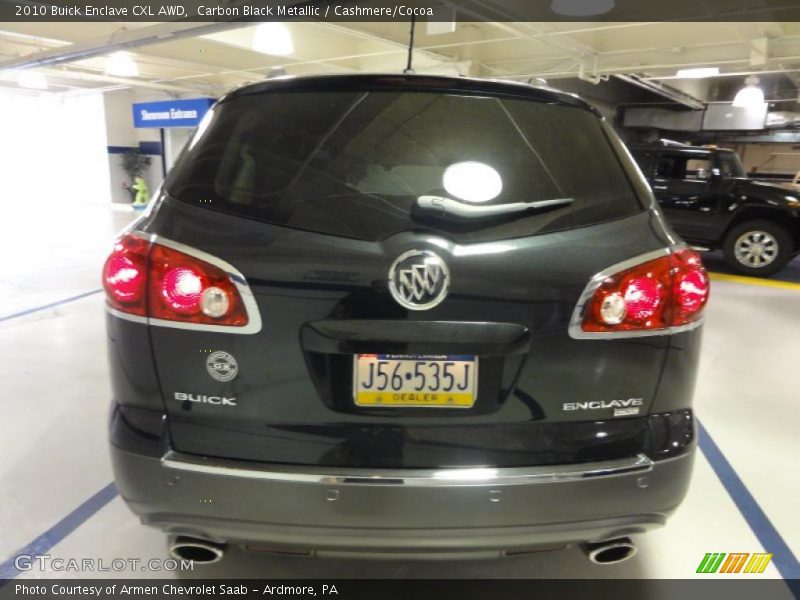 Carbon Black Metallic / Cashmere/Cocoa 2010 Buick Enclave CXL AWD