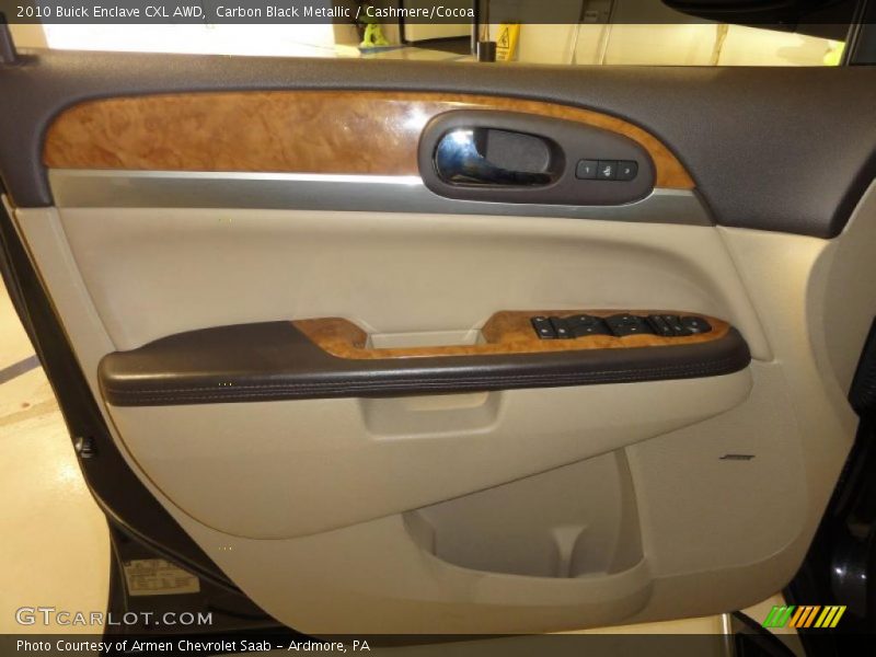 Carbon Black Metallic / Cashmere/Cocoa 2010 Buick Enclave CXL AWD